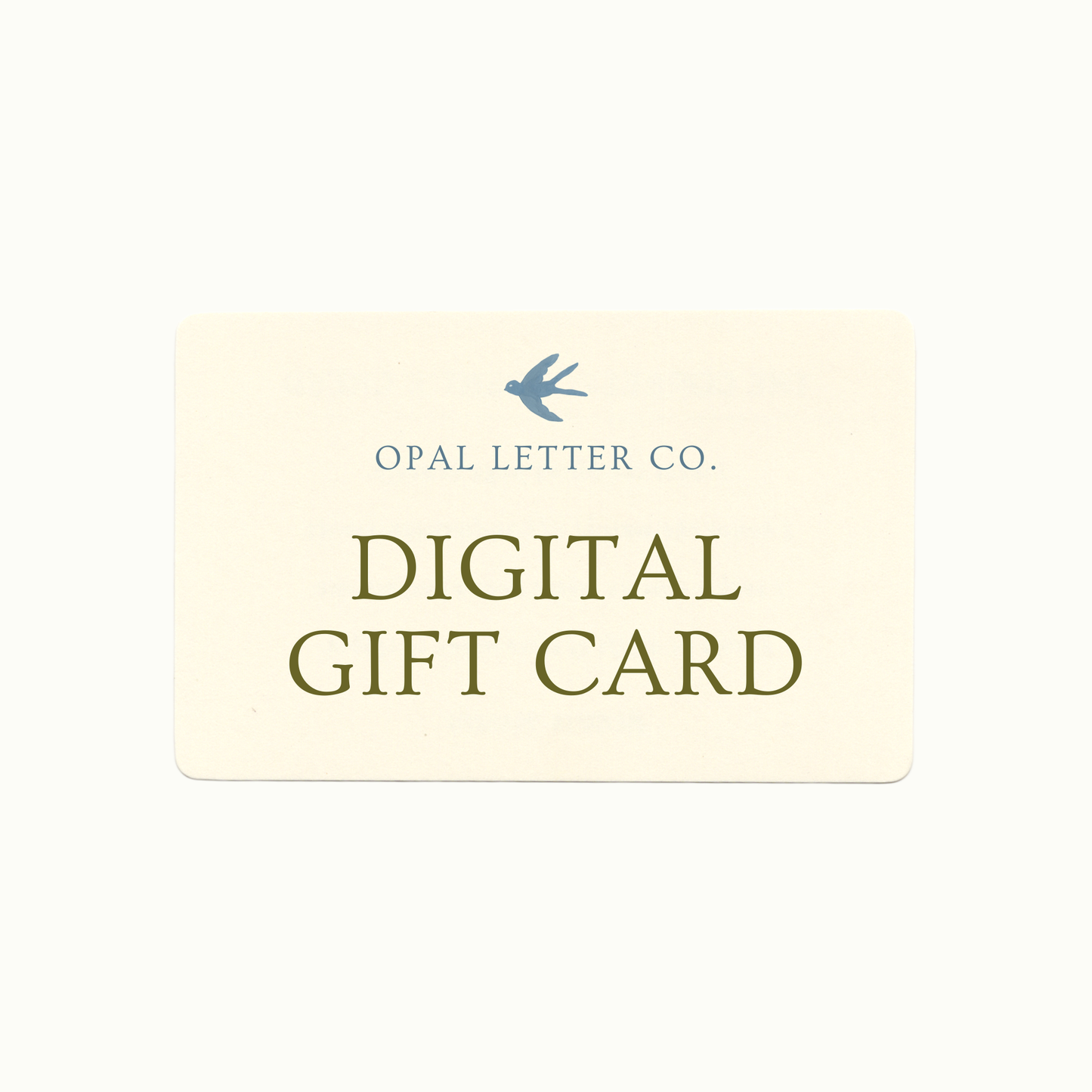 Digital Gift Card